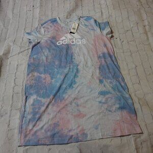Adidas Tie dye T-shirt dress XL
